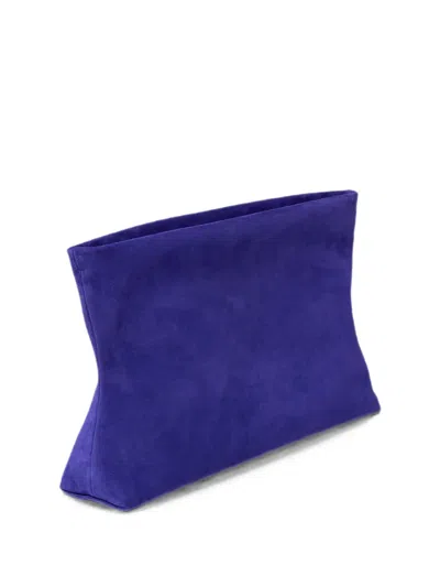 Marsèll Diessepi Suede Clutch Bag In Blue