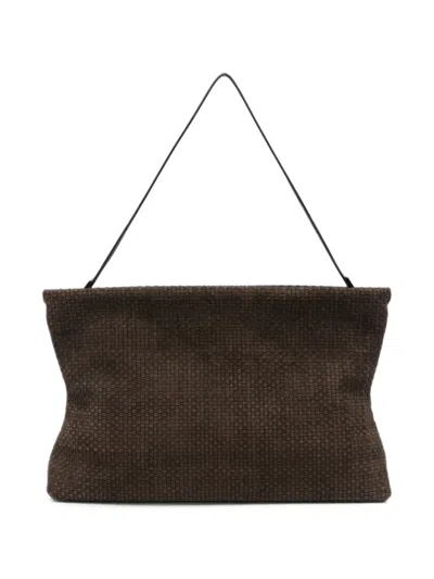 Marsèll Diessepi Woven Leather Clutch Bag In Brown