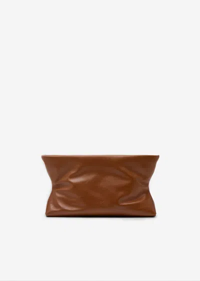 Marsèll Dipi Leather Pochette Bag In Burgundy