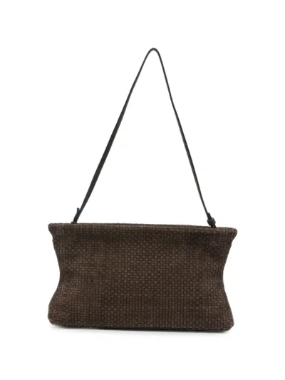 Marsèll Dipi Woven-design Clutch Bag In Brown