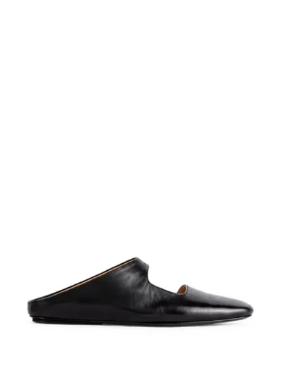 Marsèll Distesa Cut-out Leather Mules In Black