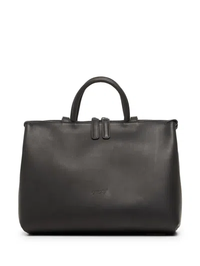 Marsèll Dritta Leather Tote Bag In Black