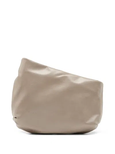 Marsèll Fastamino Leather Clutch Bag In Neutrals
