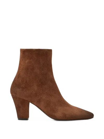 Marsèll Figura Suede Block-heel Ankle Boots In Multi