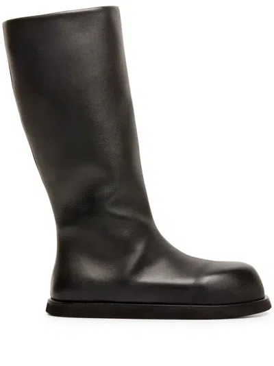 Marsèll Gigante Leather Boots In Brown