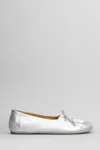 Marsèll Girella Ballet Flats In Silver Leather
