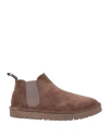 Marsèll Gomme Man Ankle Boots Chocolate Brown Size 8.5 Leather In Brown