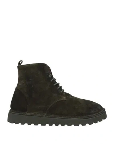 Marsèll Gomme Man Ankle Boots Dark Green Size 8.5 Calfskin