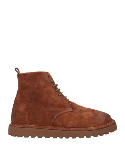 Marsèll Gomme Man Ankle Boots Tan Size 9 Calfskin In Brown