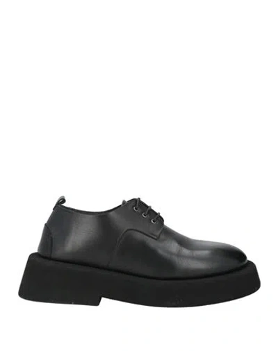 Marsèll Gomme Man Lace-up Shoes Black Size 9 Calfskin