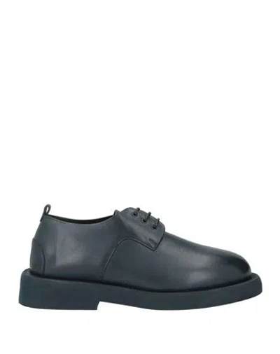 Marsèll Gomme Man Lace-up Shoes Midnight Blue Size 9 Calfskin