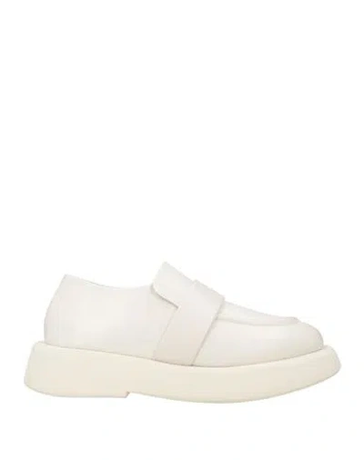 Marsèll Gomme Man Loafers Off White Size 9 Calfskin