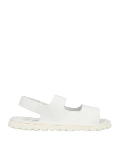 Marsèll Gomme Man Sandals White Size 9 Leather