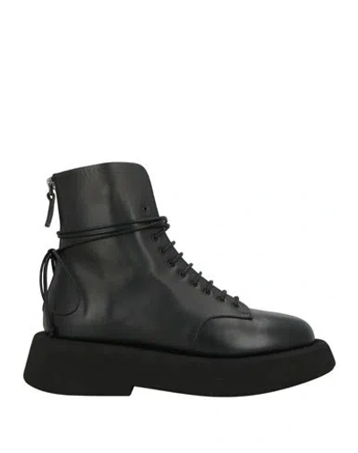 Marsèll Gomme Woman Ankle Boots Black Size 8 Calfskin