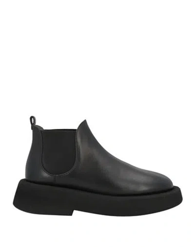 Marsèll Gomme Woman Ankle Boots Black Size 8 Calfskin