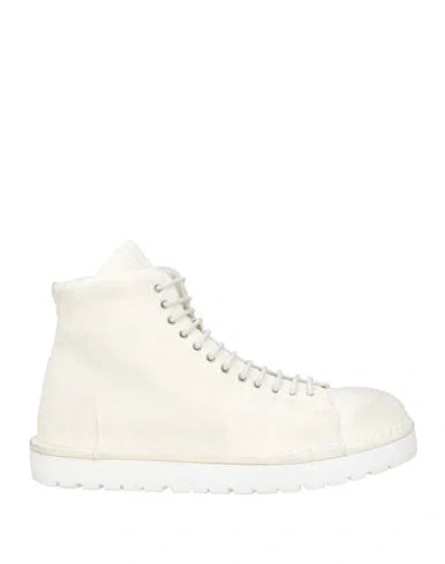 Marsèll Gomme Woman Ankle Boots Cream Size 9 Leather In White