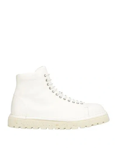 Marsèll Gomme Woman Ankle Boots White Size 7 Leather