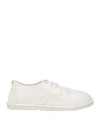 Marsèll Gomme Woman Lace-up Shoes Ivory Size 9 Calfskin In White