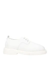 Marsèll Gomme Woman Lace-up Shoes White Size 8 Calfskin