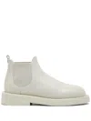 Marsèll Leather Ankle Boots In White