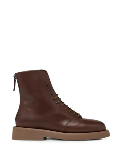 Marsèll Gommello Round-toe Ankle Boots In Brown