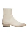 Marsèll Off-white Granblocco Ankle Boots In White