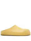 Marsèll Grande Leather Mules In Yellow