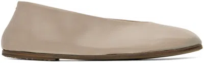 Marsèll Gray Spatolona Ballerina Flats In 201 Clay