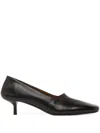 Marsèll Kitten-heel Square-toe Pumps In Black