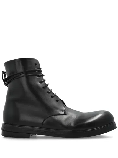 MARSÈLL LACE-UP ANKLE BOOTS