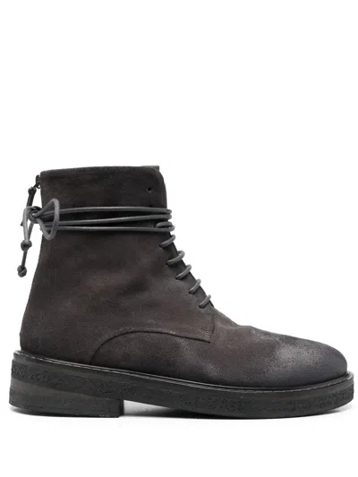 Marsèll Lace-up Ankle Boots In Grey