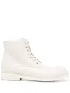 Marsèll Lace-up Ankle Boots In White