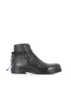 Marsèll Zucca Textured-leather Ankle Boots In Black
