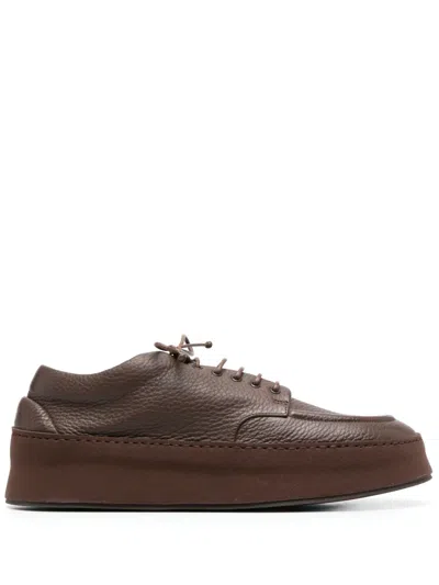Marsèll Lace-up Leather Derby Shoes In Brown