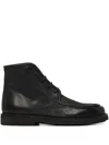 Marsèll Lace-up Leather Desert Boots In Black