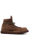 Marsèll Lace-up Suede Boots In Brown