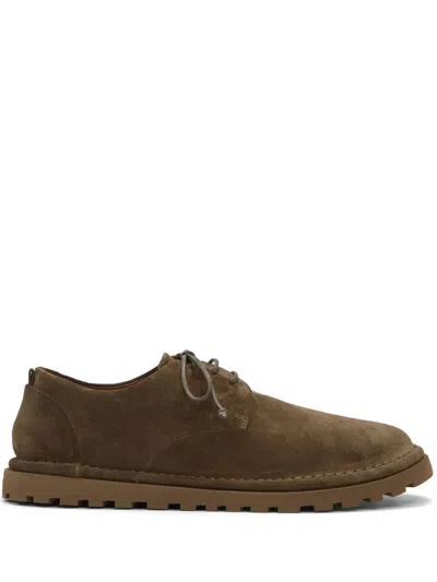 Marsèll Lace-up Suede Derby Shoes In Brown