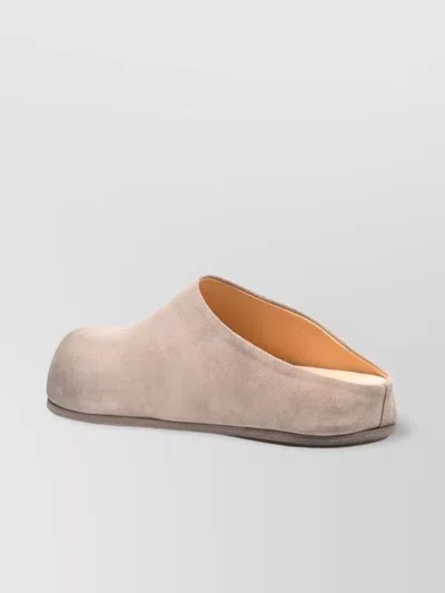 MARSÈLL LARGE SUEDE ROUND TOE LOAFERS