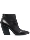 Marsèll Leather Ankle Boots In Black