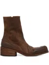 Marsèll Leather Ankle Boots In Brown