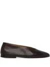 Marsèll Leather Ballet Flats In Brown