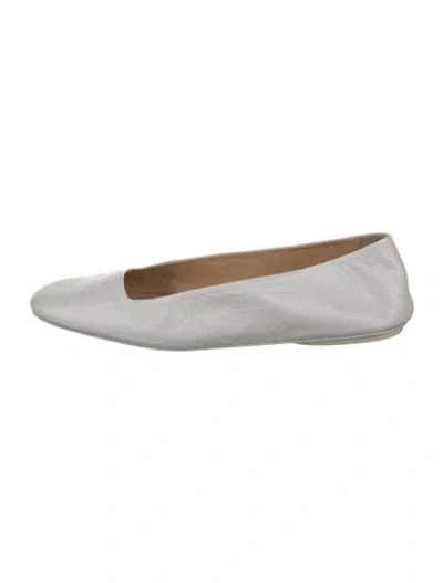 Pre-owned Marsèll Leather Ballet Flats In White