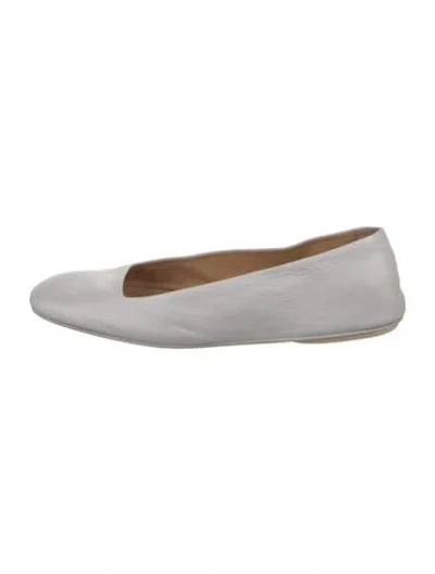 Pre-owned Marsèll Leather Ballet Flats In White