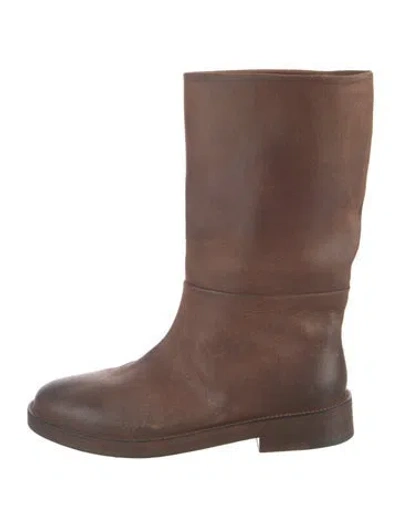Pre-owned Marsèll Leather Boots In Brown