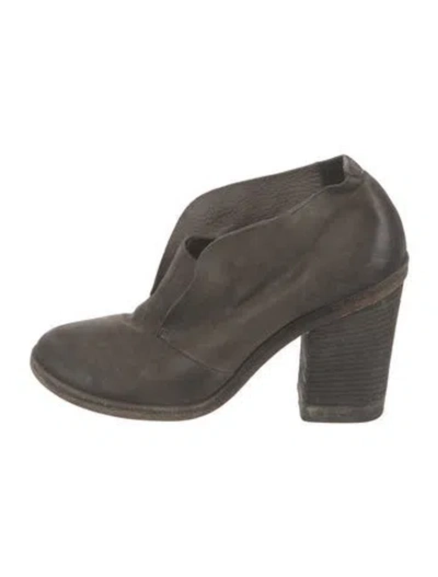 Pre-owned Marsèll Leather Boots In Gray