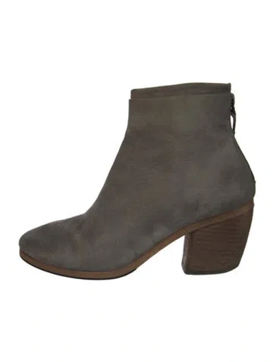 Pre-owned Marsèll Leather Boots In Gray