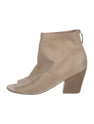 Pre-owned Marsèll Leather Boots In Neutral