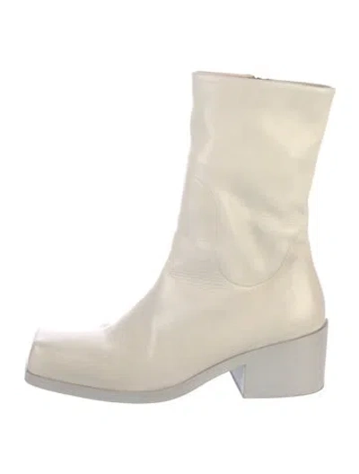 Pre-owned Marsèll Leather Boots In Neutrals