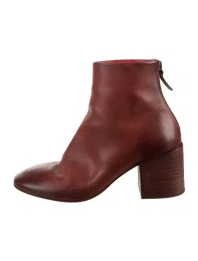 Pre-owned Marsèll Leather Boots In Red