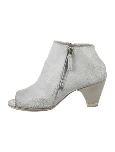 Pre-owned Marsèll Leather Boots In Silver